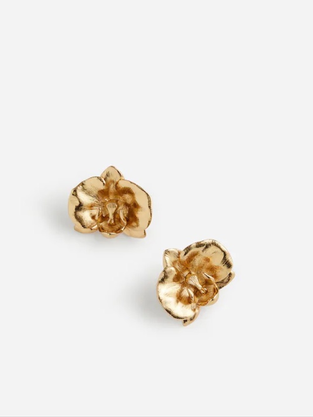 Madewell Orchid Stud Earrings